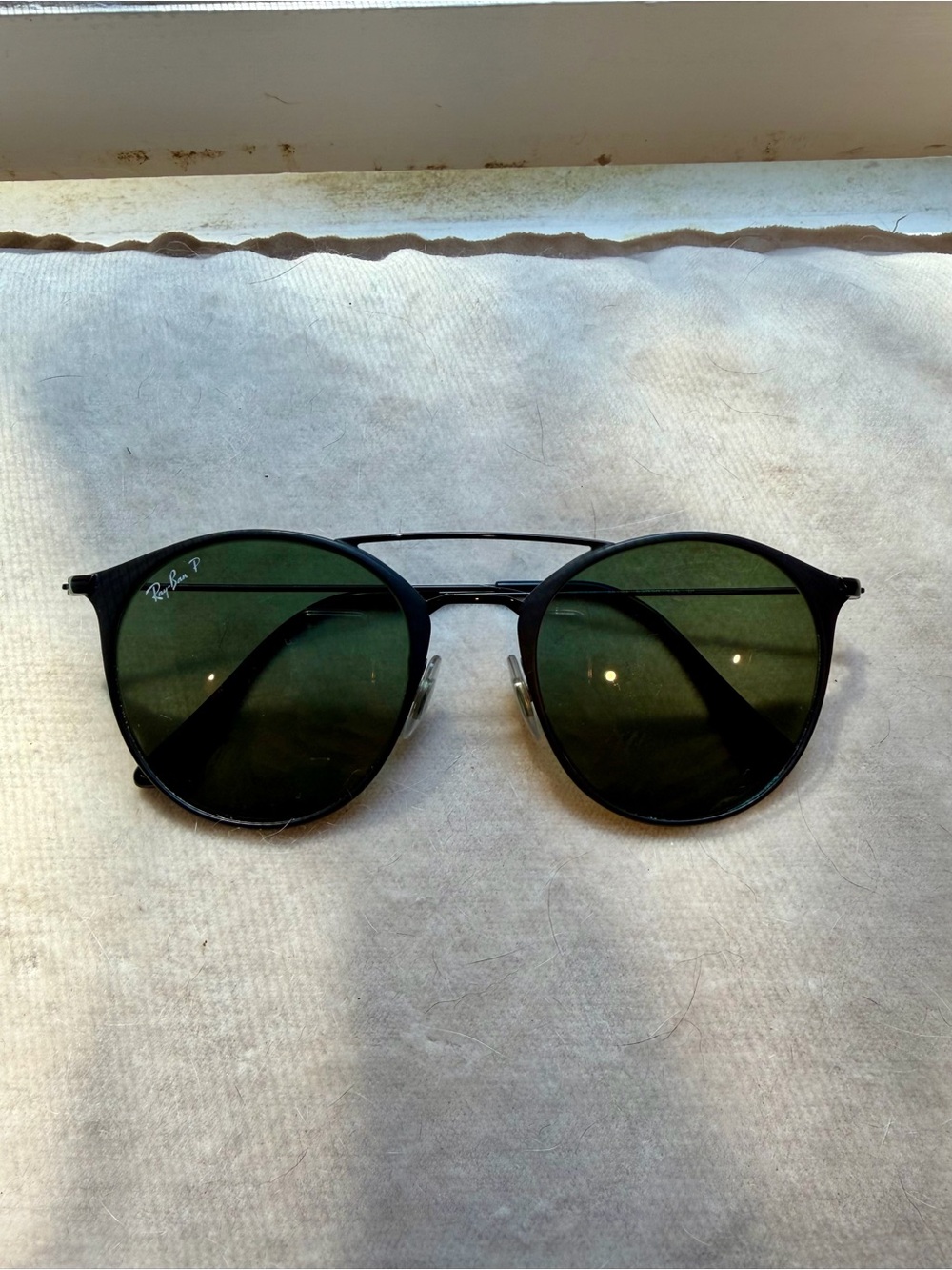 Ray-Bans RB3546 Polarized with Black Frames and Lenses